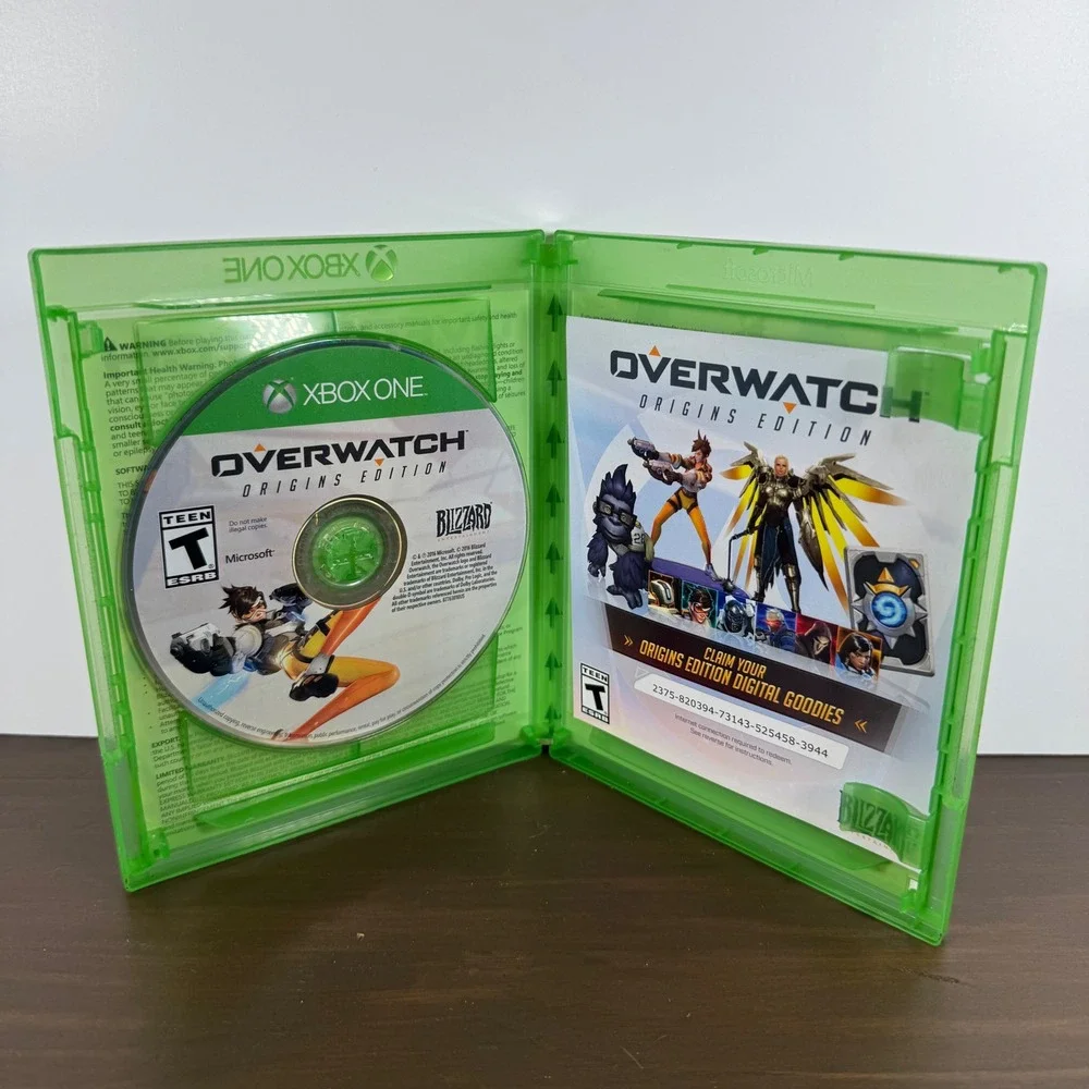 Xbox One Overwatch Origins Edition Video Game Blizzard Hero Shooter Pre Owned